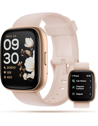 DECHOYECHO Smart Watch, 1.83" Touch Screen Smartwatch with Alexa Built-in IP68 Waterproof, Pedometer,Fitness Tracker with 100 Sports Modes Sleep Monitor for Men and Women