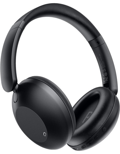 Active Noise Canceling Headphones, Over Ear Headphones with Mic, 60 Hours Play Time On Ear Bluetooth Headphones with Deep Bass, Foldable Headphones with HiFi Audio for Music
